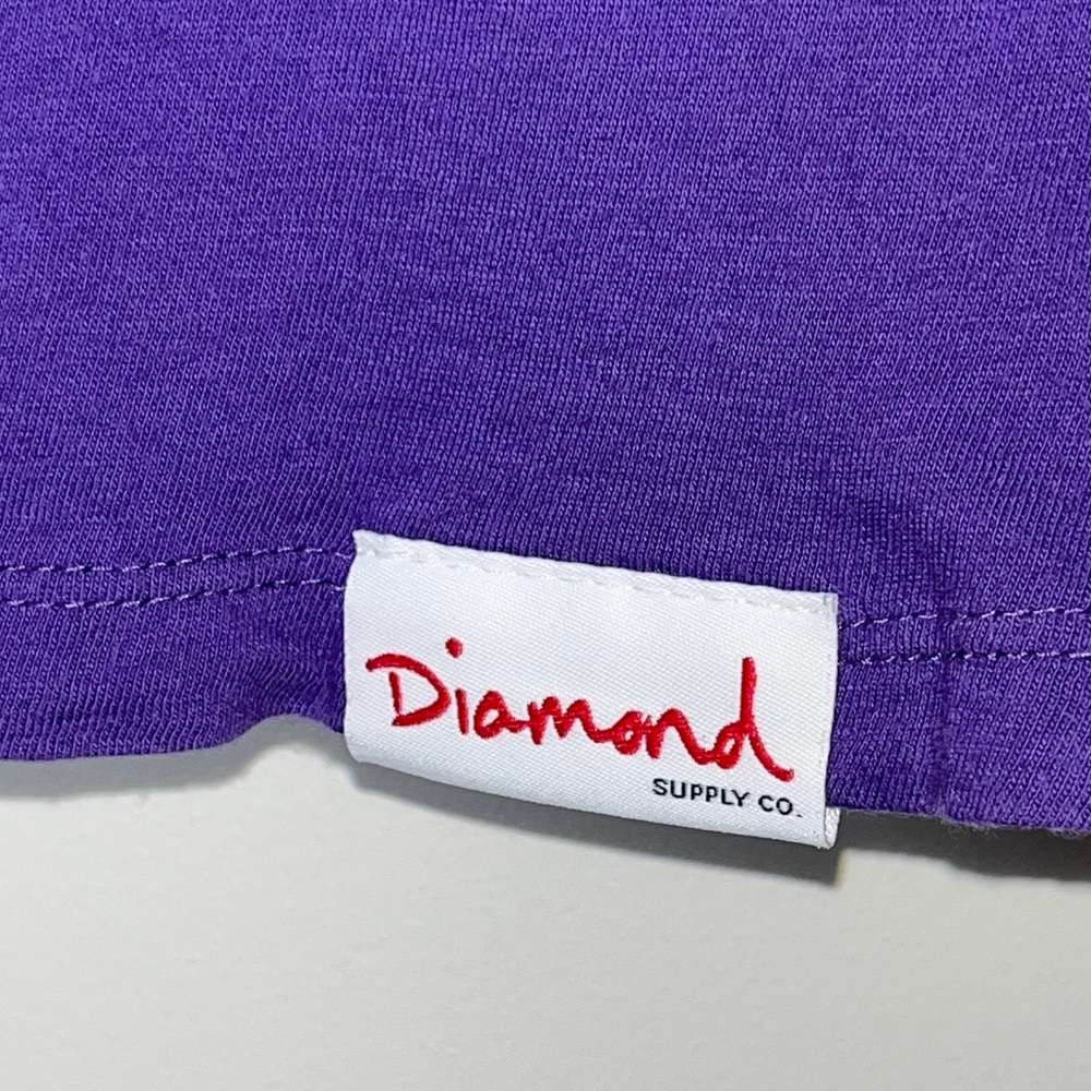 Diamond Supply Co DL-LA Lakers Graphic T-Shirt Diamond Logo Women’s Med Purple - Picture 3 of 4